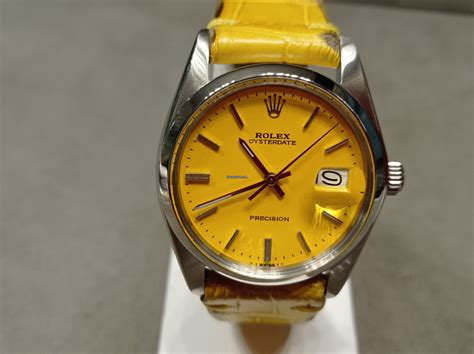 rolex precision giallo|rolex 1215 precision.